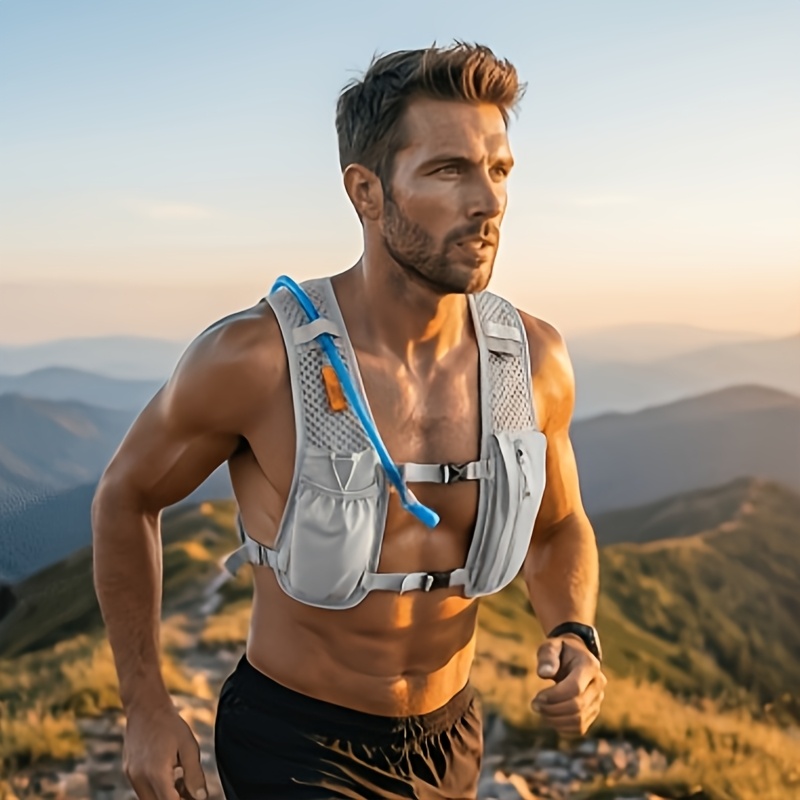 Mountain Biking Vest - Rompi Lari Multi Kantong Ringan Bernapas