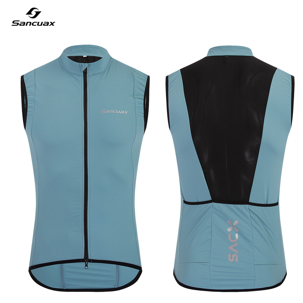 Mountain Biking Vest - SANCUAX Kaus Bersepeda Tanpa Lengan Musim
