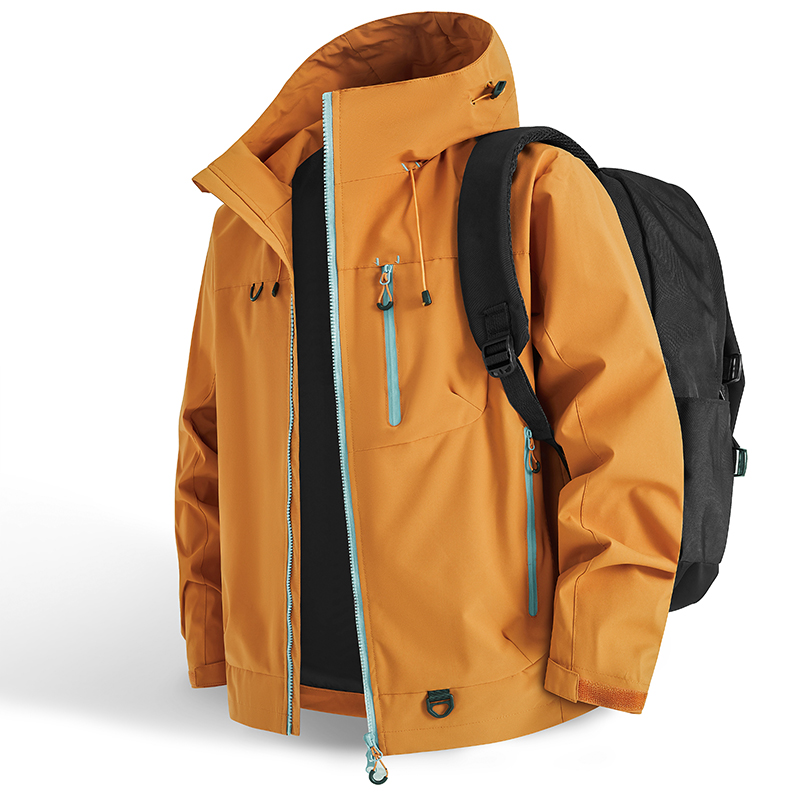 Mountain Biking Camp - Jaket Hiking Tahan Air Pria Jaket