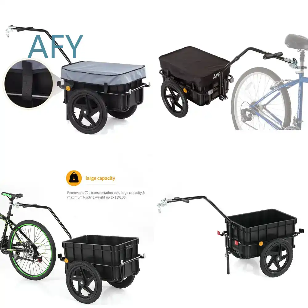 Mountain Biking Camp - Trailer Sepeda untuk Sepeda Gunung, Berkemah,