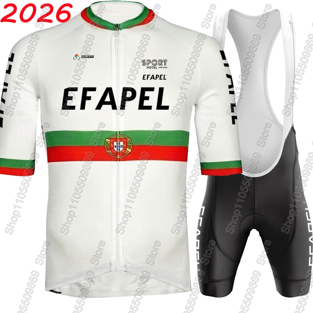 Mountain Biking Trousers - Portugal 2026 Efapel Set Jersey Bersepeda