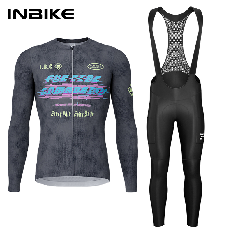 Mountain Biking Trousers - Set Bersepeda INBIKE Musim Semi Gugur,