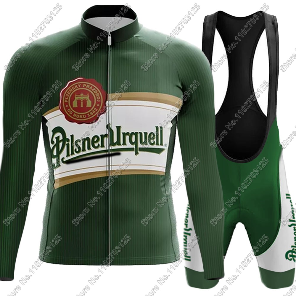 Mountain Biking Trousers - Set Jersey Bersepeda Bir Minuman 2025