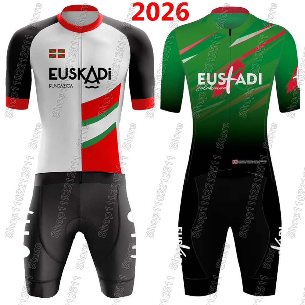Mountain Biking Trousers - Jersey Bersepeda Tim Euskadi 2026 Set