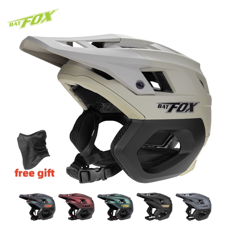 Mountain Biking Races - BATFOX 3/4 Helm Sepeda MTB Helm