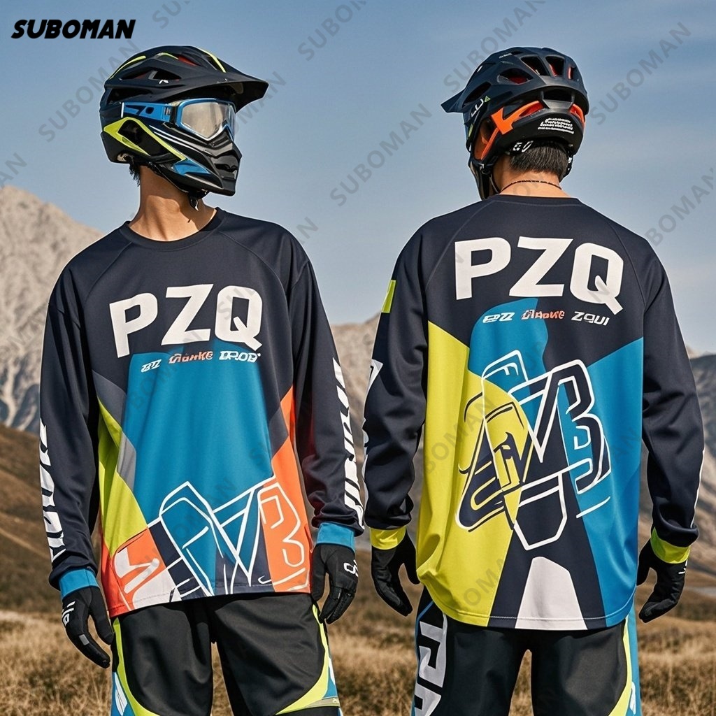 Mountain Biking Races - Jersey Sepeda Motor Off Road PZQ