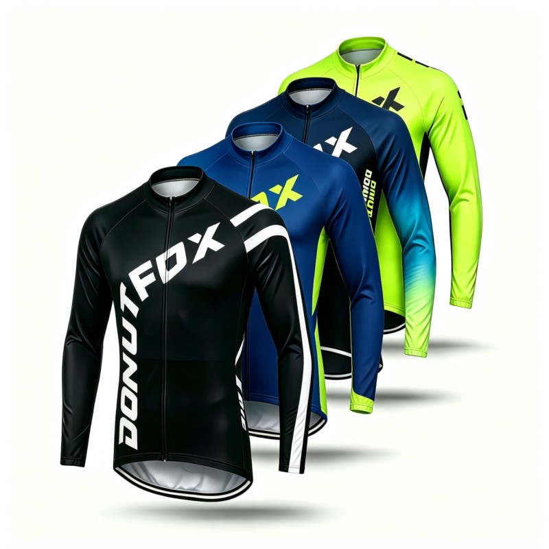 Mountain Biking Trousers - Jersey MTB Lengan Panjang & Celana