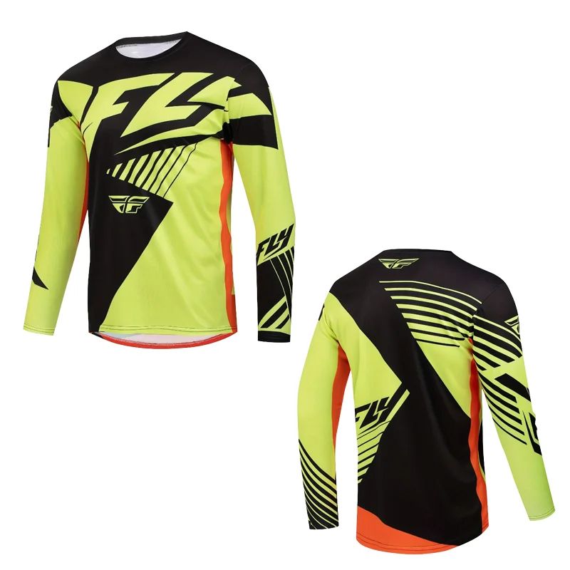 Mountain Biking Camp - KAOS LENGAN PANJANG PRIA JERSEY BERSEPEDA