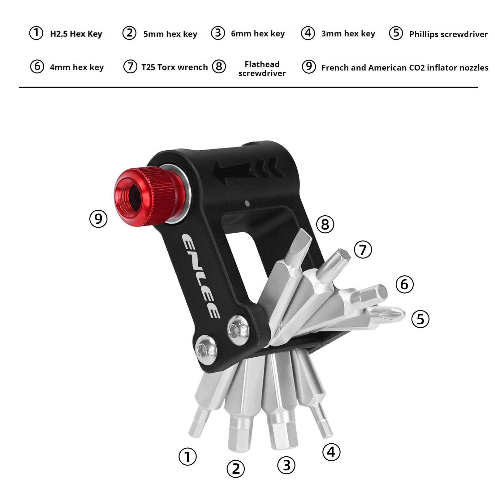 Peralatan Perbaikan Sepeda ENL - Mountain Biking Essentials ulasan dan harga