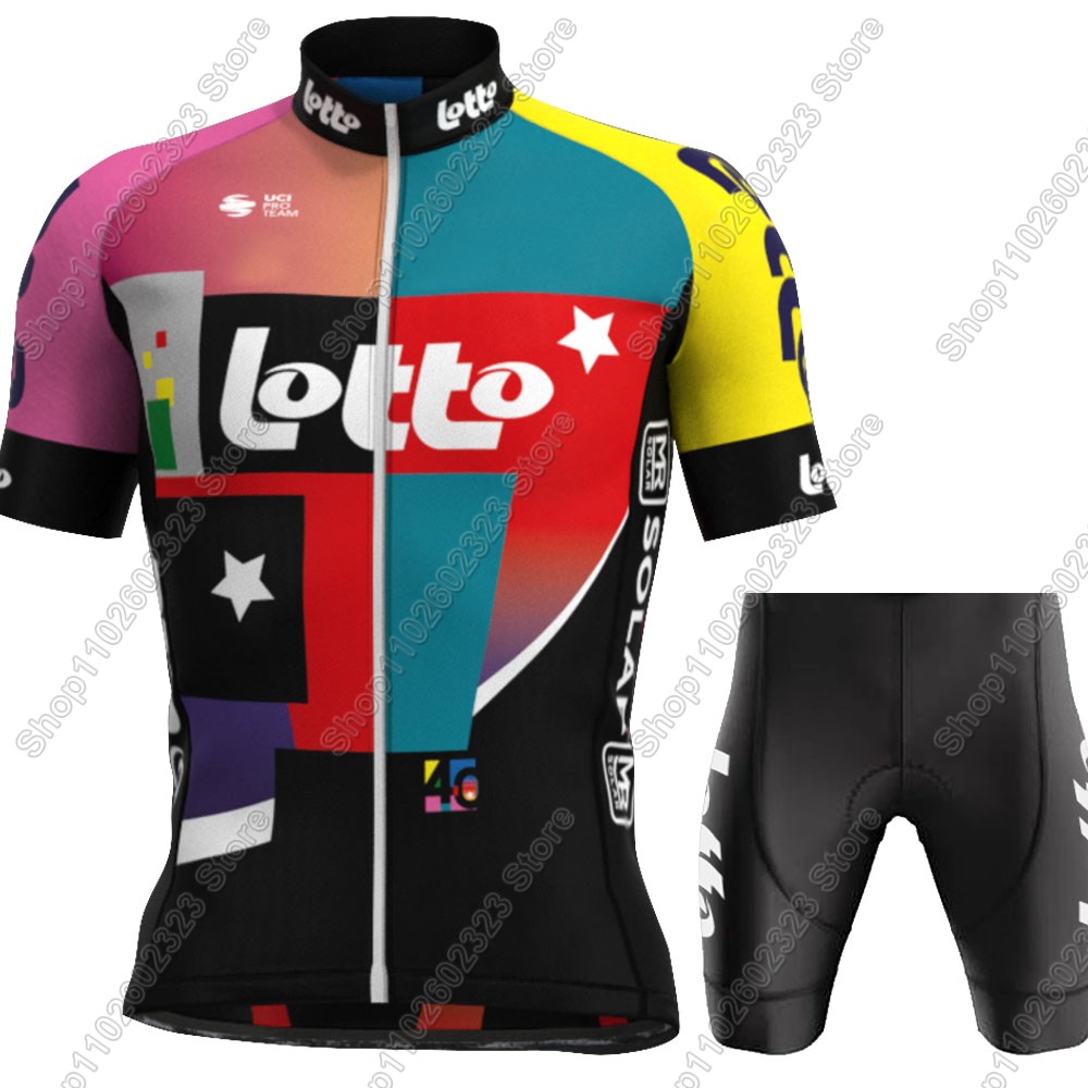 Set Jersey Bersepeda Tim Lotto - Mountain Biking Trousers ulasan dan harga