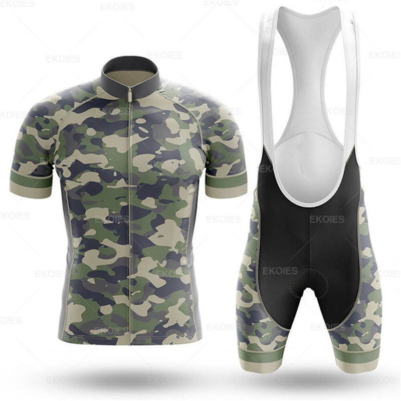Set Jersey kamuflase bersepeda - Mountain Biking Races ulasan dan harga