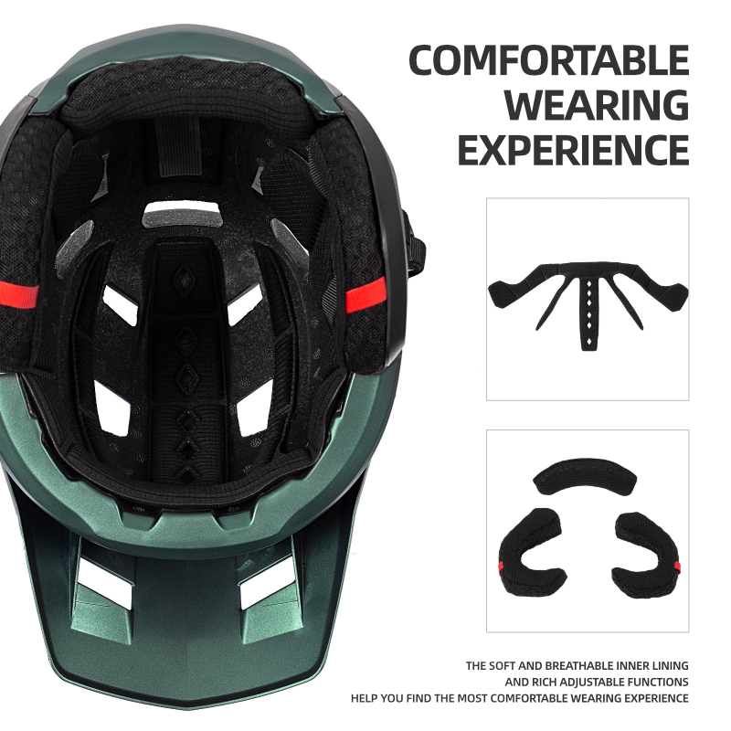 BATFOX 3/4 Helm Sepeda MTB Hel - Mountain Biking Races ulasan dan harga