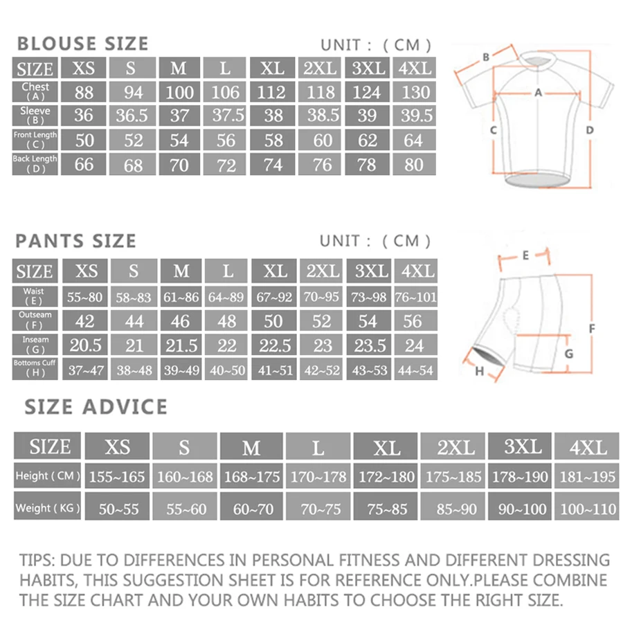 Hiru setelan Jersey bersepeda  - Mountain Biking Trousers ulasan dan harga