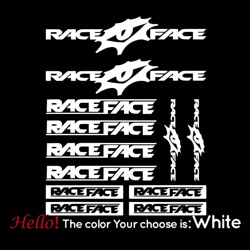 Set Stiker Sepeda Race Face, S - Mountain Biking Races ulasan dan harga